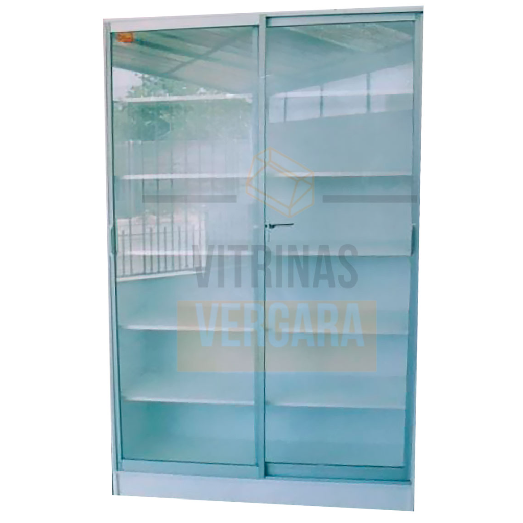 Vitrina Mural Con Repisas En Melamina