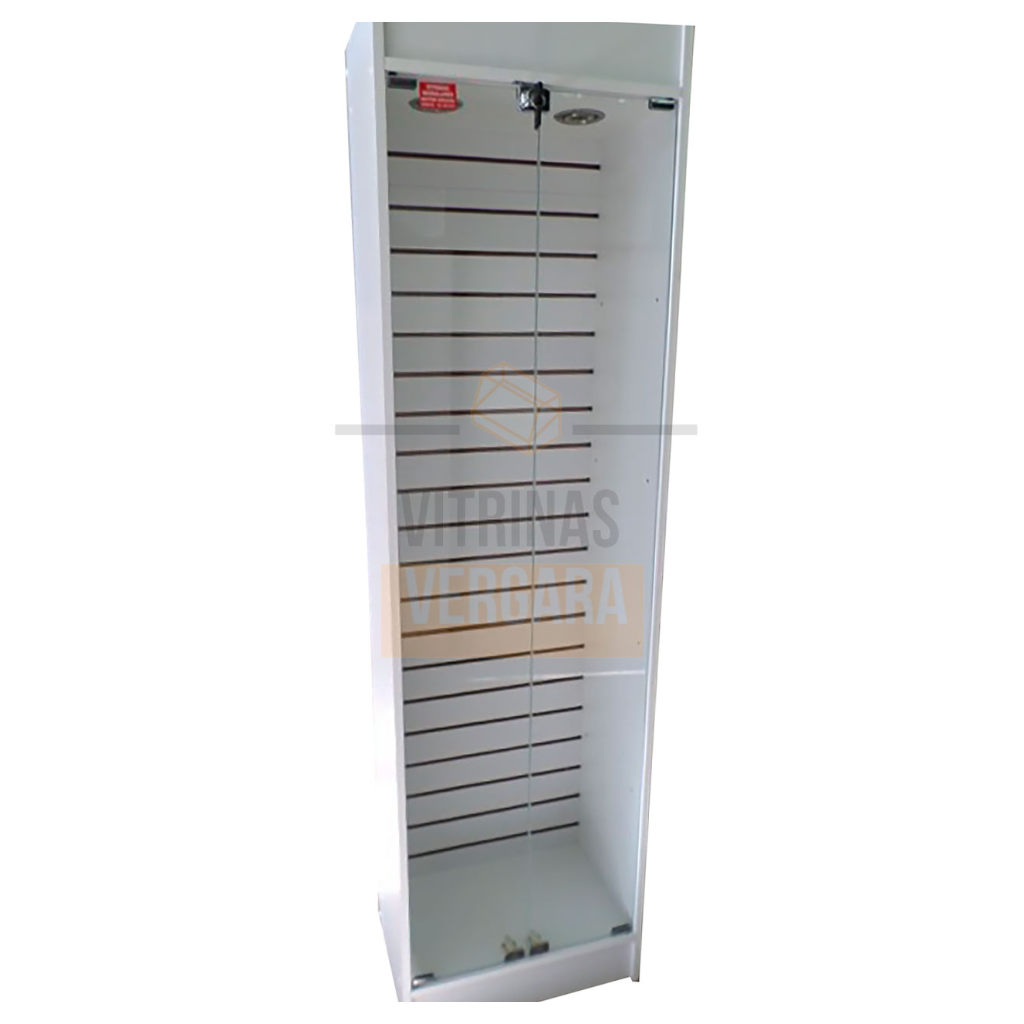 Vitrina Con Panel Ranurado